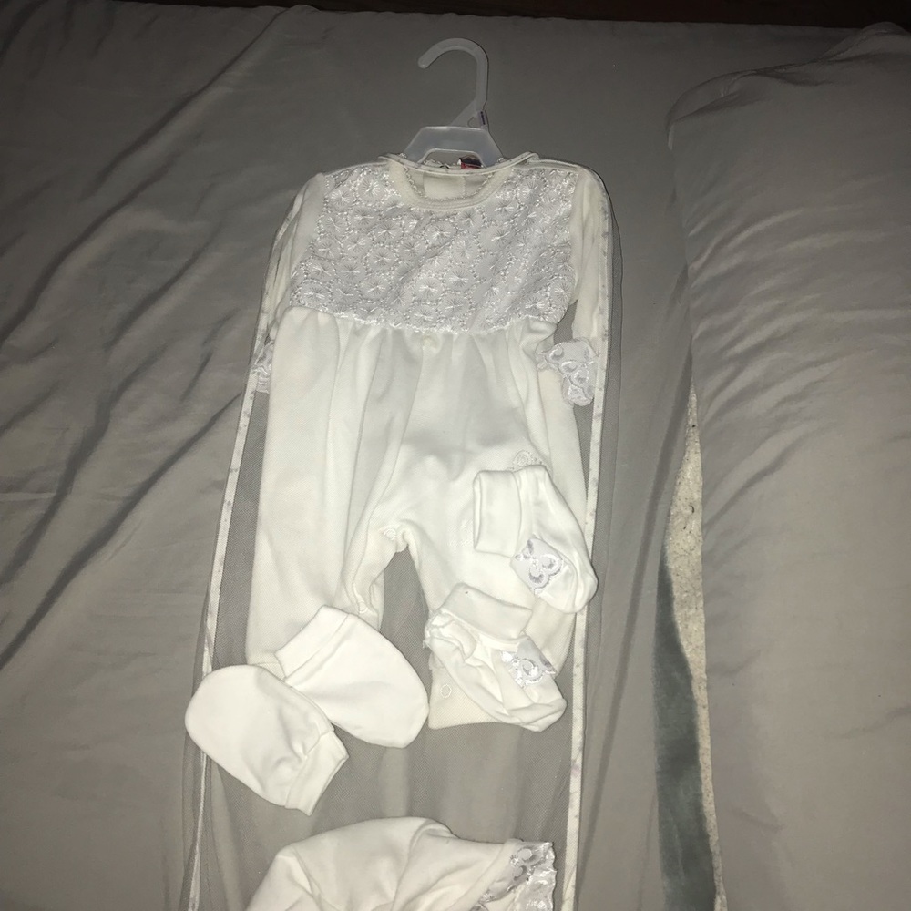 Baby baptism outfit